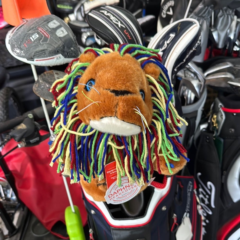 John Daly golf headcover by Daphne’s head covers. NEW with tags!